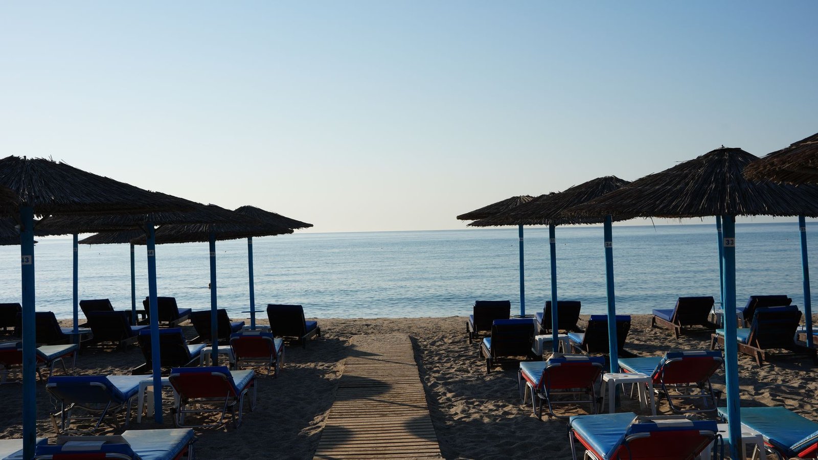 Early morning, before anyone arrives