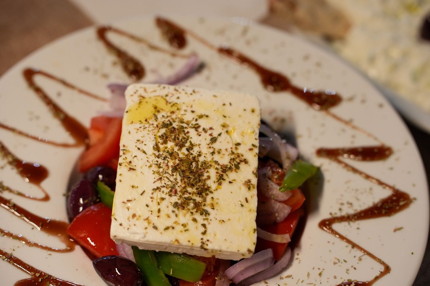 Greek salad with feta